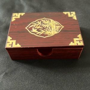 Korean box with red velvet lining